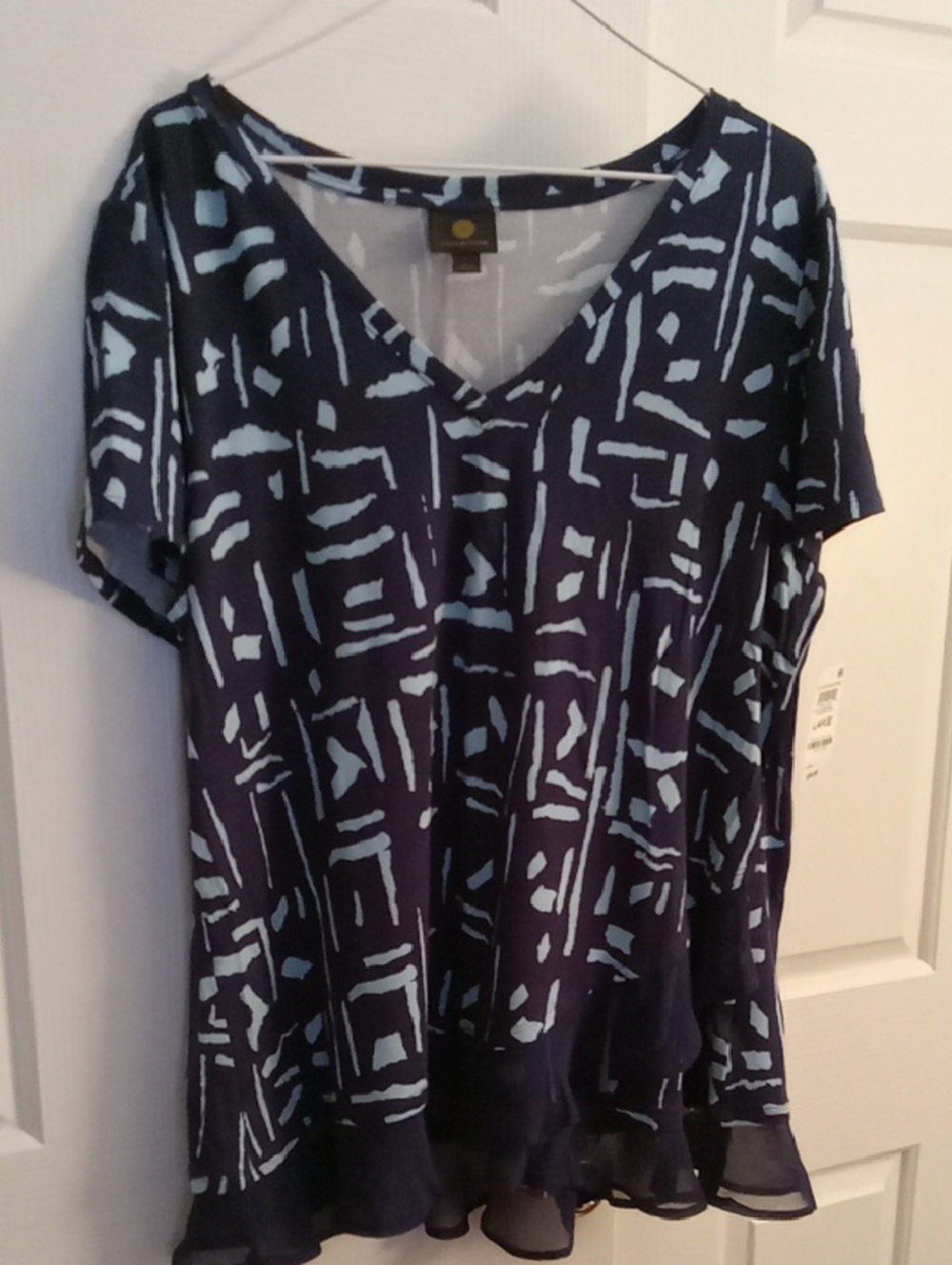 JM Collection Sz L Blouse